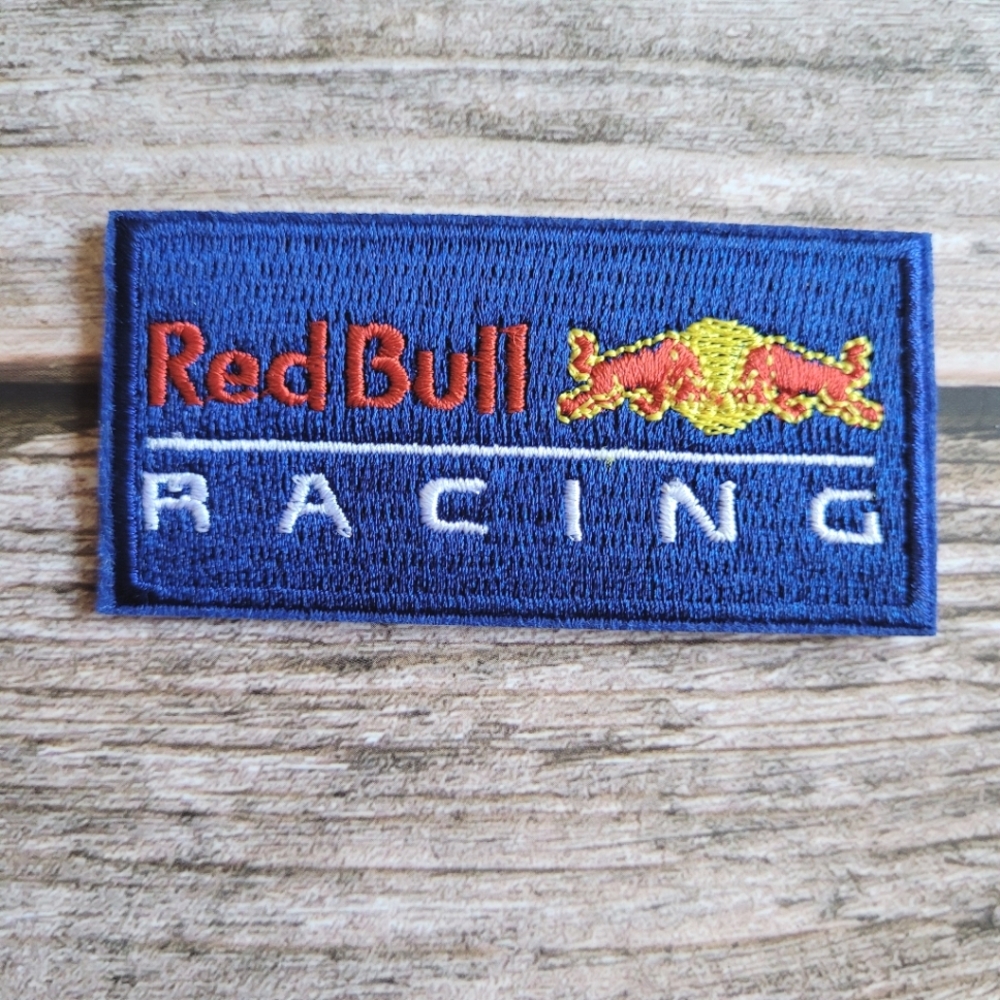 3/13$  Blue Red Bull Energy Drink Racing 2000s Y2k Embroidered Patch